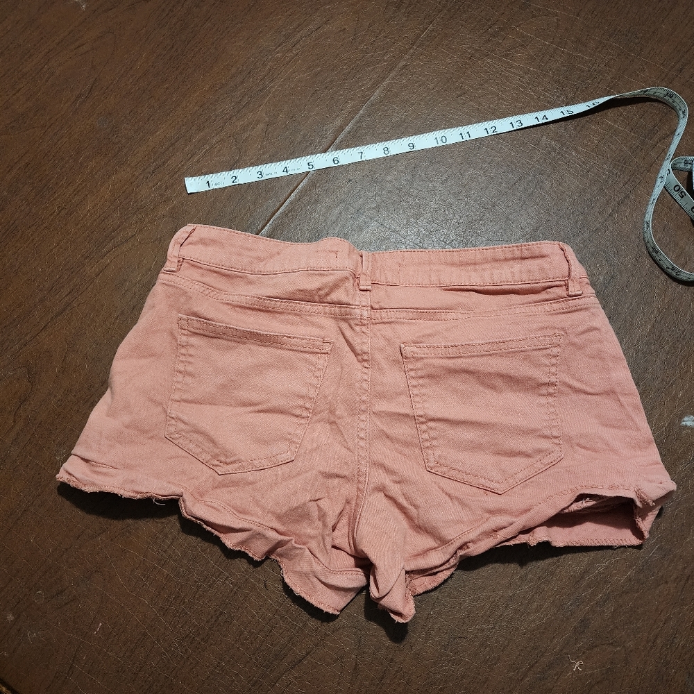 Life in Progress Coral Jean Shorts - Picture 6 of 6